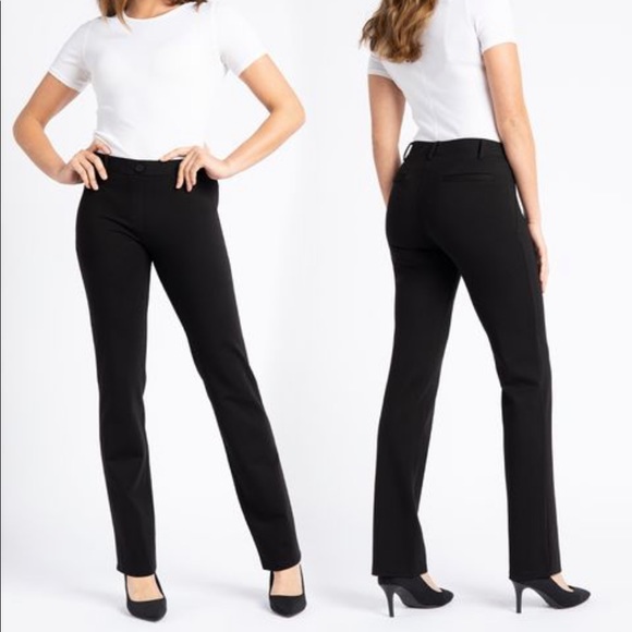 Betabrand Pants - Betabrand Dress Pant Yoga Pants Straight-Leg Classic